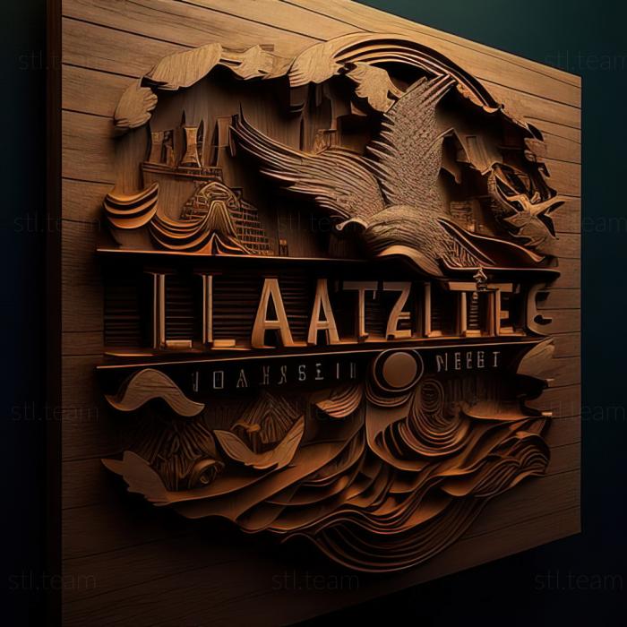 3D model Lafayettez Louisiana (STL)